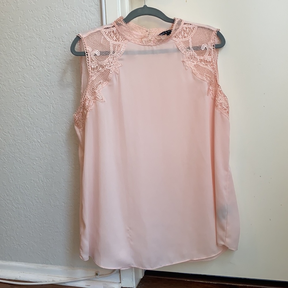 Lace peach/pink blouse